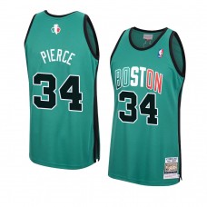 Boston Celtics Paul Pierce Hardwood Classics Authentic Jersey Kelly Green