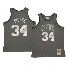 Boston Celtics Paul Pierce Metal Works Swingman Jersey Gray