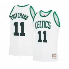 Boston Celtics Payton Pritchard 2021 Reload 2.0 Throwback Jersey White