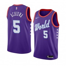 Precious Achiuwa Miami Heat 2021 NBA Rising Star Jersey World Team Purple