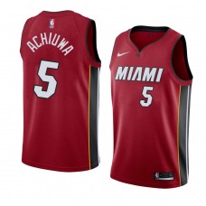 Precious Achiuwa Miami Heat Statement 2020 NBA Draft Jersey 2020-21 Red