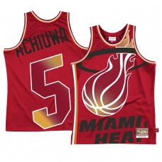 Miami Heat Precious Achiuwa Blown Out Swingman Jersey Red