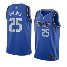 Mavericks Reggie Bullock Men's Icon Edition 2021 Trade Jersey Blue