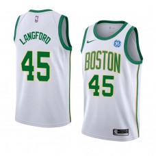 Boston Celtics Romeo Langford City Edition Swingman Jersey White