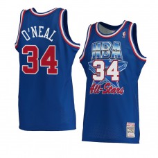 Los Angeles Lakers Shaquille O'Neal 1993 NBA All-Star Hardwood Classics Authentic Jersey Royal