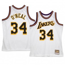 Los Angeles Lakers Shaquille O'Neal Reload 2.0 Hardwood Classics Jersey White