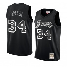 Shaquille O'Neal Los Angeles Lakers Hardwood Classics Jersey Black