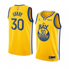 Stephen Curry Golden State Warriors Statement Edition Jersey Gold