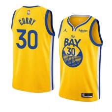 Stephen Curry Golden State Warriors Statement Edition Jersey Gold