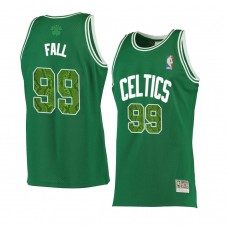 Celtics Tacko Fall Men's Snakeskin Hardwood Classics Jersey Green