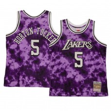 Los Angeles Lakers Talen Horton-Tucker Galaxy Hardwood Classics Jersey Purple