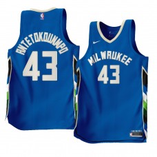 Thanasis Antetokounmpo Milwaukee Bucks City Edition 2022-23 Jersey Blue Men