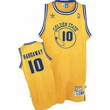 Golden State Warriors #10 Tim Hardaway Soul Swingman Hardwood Classics Throwback Hardwood Classics Gold Jersey