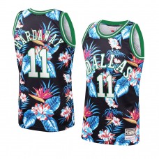 Tim Hardaway Jr. Dallas Mavericks Floral Fashion Jersey Black