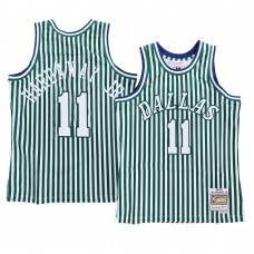 Tim Hardaway Jr. Dallas Mavericks Striped Jersey Green