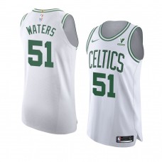 Tremont Waters Boston Celtics Association Authentic Vistaprint Patch Jersey 2020-21 White