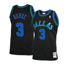 Dallas Mavericks Trey Burke 2021 Reload 2.0 Throwback Jersey Black