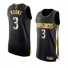 Trey Burke Dallas Mavericks Authentic Golden Jersey 2020-21 Black