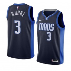 Trey Burke Dallas Mavericks Earned Edition Jersey Navy