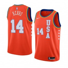 Tyler Herro Miami Heat 2021 NBA Rising Star Jersey USA Team Orange