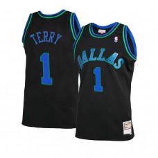 Dallas Mavericks Tyrell Terry 2021 Reload 2.0 Throwback Jersey Black