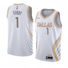 Tyrell Terry Dallas Mavericks City Jersey 2020-21 Blue