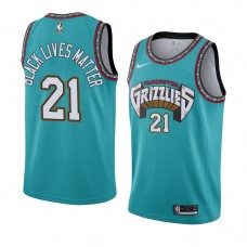 Tyus Jones Memphis Grizzlies Classic Jersey Cyan