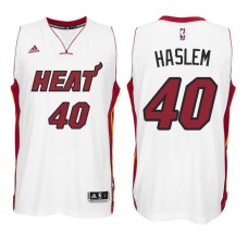 Miami Heat #40 Udonis Haslem New Swingman Home Jersey White