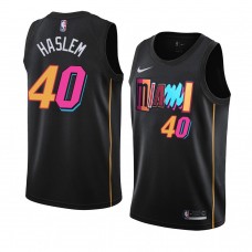 Miami Heat Udonis Haslem City Edition Swingman Jersey Black