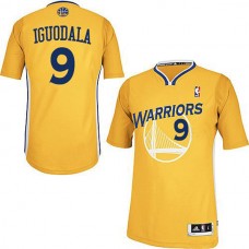 Golden State Warriors #9 Andre Iguodala Alternate Yellow Jersey