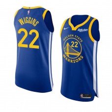 Golden State Warriors Andrew Wiggins Blue Authentic Jersey