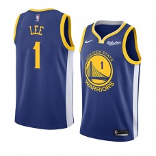 Golden State Warriors Damion Lee Blue Icon Edition Jersey