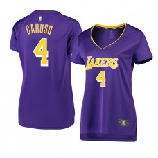 Women's Los Angeles Lakers Alex Caruso Fast Break Replica Jersey Purple