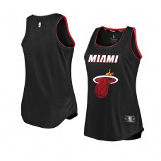 Women's Miami Heat Fast Break Team Tank Jersey Icon Edition Black