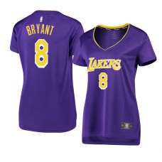 Women's Los Angeles Lakers Kobe Bryant Fast Break Replica Jersey Purple