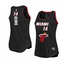 Women's Miami Heat Tyler Herro Fast Break Team Tank Jersey Icon Edition Black