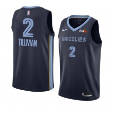 Memphis Grizzlies Xavier Tillman Icon Edition Jersey Swingman Navy