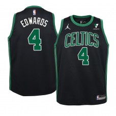 Youth Boston Celtics #4 Carsen Edwards Statement Jordan Brand Jersey Black