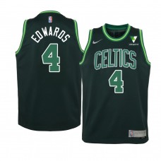 Youth Boston Celtics Carsen Edwards Earned Vistaprint Patch Jersey Green