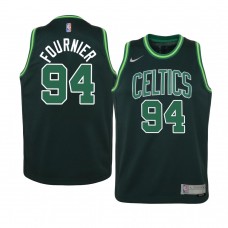 Youth Boston Celtics Evan Fournier 2021 Earned Swingman Green Jersey