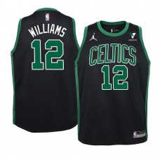 Youth Boston Celtics #12 Grant Williams Statement Jordan Brand Jersey Black