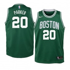 Youth Boston Celtics Jabari Parker 2021 Icon Swingman Green Jersey