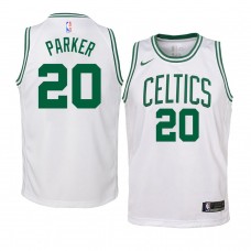 Youth Boston Celtics Jabari Parker 2021 Association Swingman White Jersey