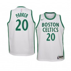 Youth Boston Celtics Jabari Parker 2021 City Swingman White Jersey