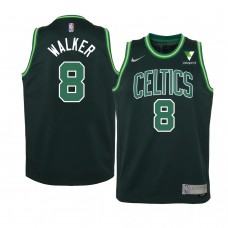 Youth Boston Celtics Kemba Walker Earned Vistaprint Patch Jersey Green