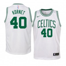 Youth Boston Celtics Luke Kornet 2021 Association Swingman White Jersey