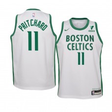 Youth Boston Celtics Payton Pritchard City Vistaprint Patch Jersey White