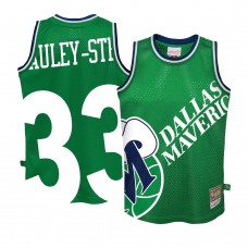 Youth Dallas Mavericks Willie Cauley-Stein Big Face 2.0 Jersey Green