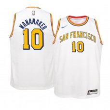 Youth Golden State Warriors #10 Bradley Wanamaker 2020-21 Classic 2020 Trade White Jersey