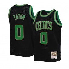 Youth Boston Celtics Jayson Tatum Reload Hardwood Classics Black Jersey